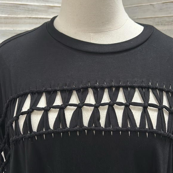 Torrid Jersey Knit Front Cutout Short Sleeve Tee - Picture 2 of 4